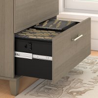 Ash Gray Lateral File Cabinet - Somerset-3