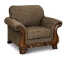 Traditional Dark Brown Chair - Miltonwood