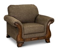 Traditional Dark Brown Chair - Miltonwood