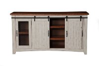 Antique White TV Stand - Taos-3