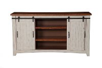 Antique White TV Stand - Taos-4