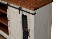 Antique White TV Stand - Taos-5