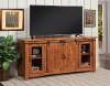 Honey Pine Barn TV Stand with Barn Door - Omaha
