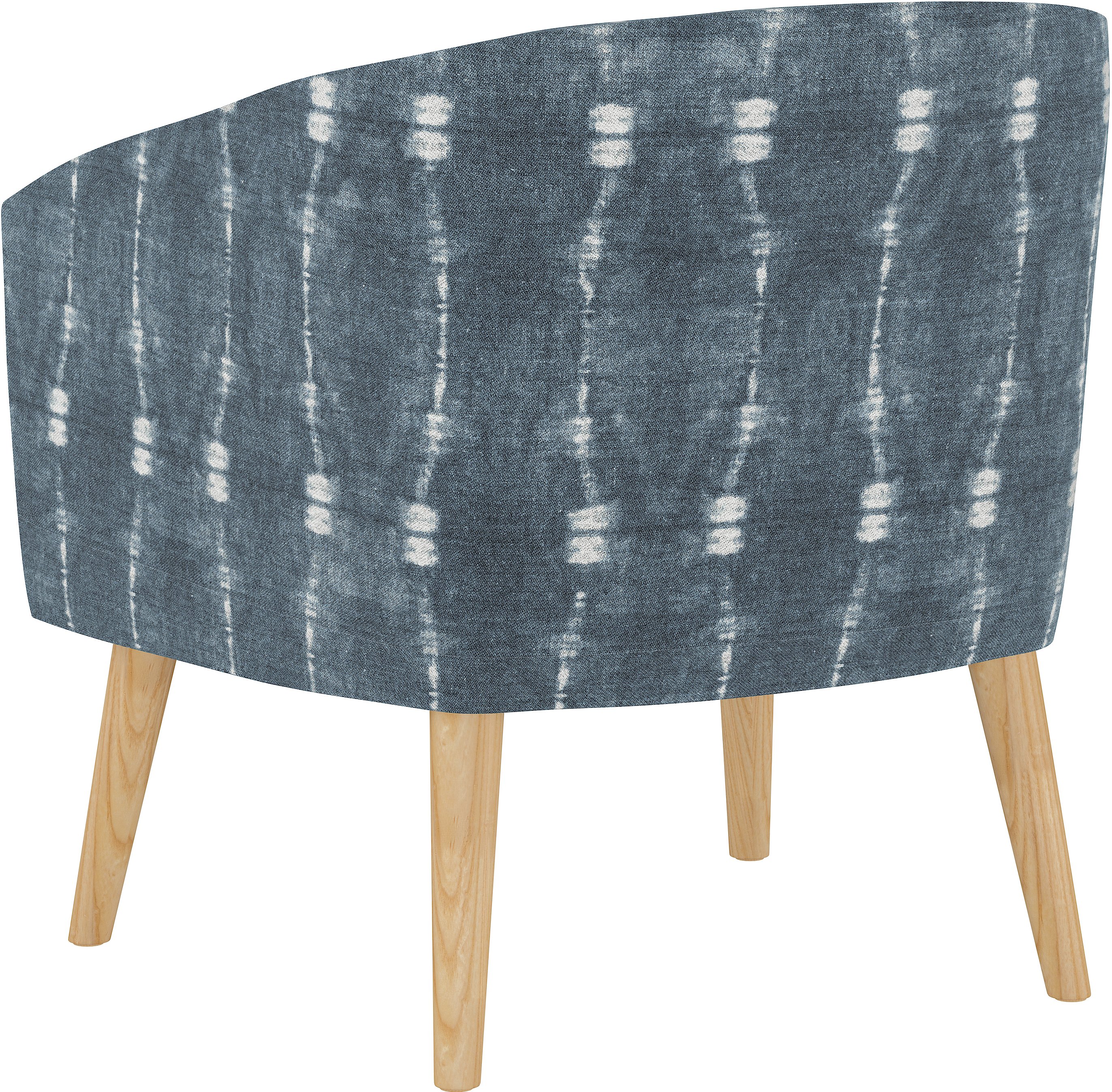47-1NATBLIND Modern Bali Indigo Blue Deco Accent Chair-4