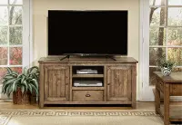 Natural Wood 60 Inch TV Stand - Coastal