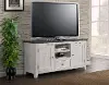 White Washed and Gray 60 Inch TV Stand