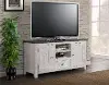 White Washed and Gray 60 Inch TV Stand