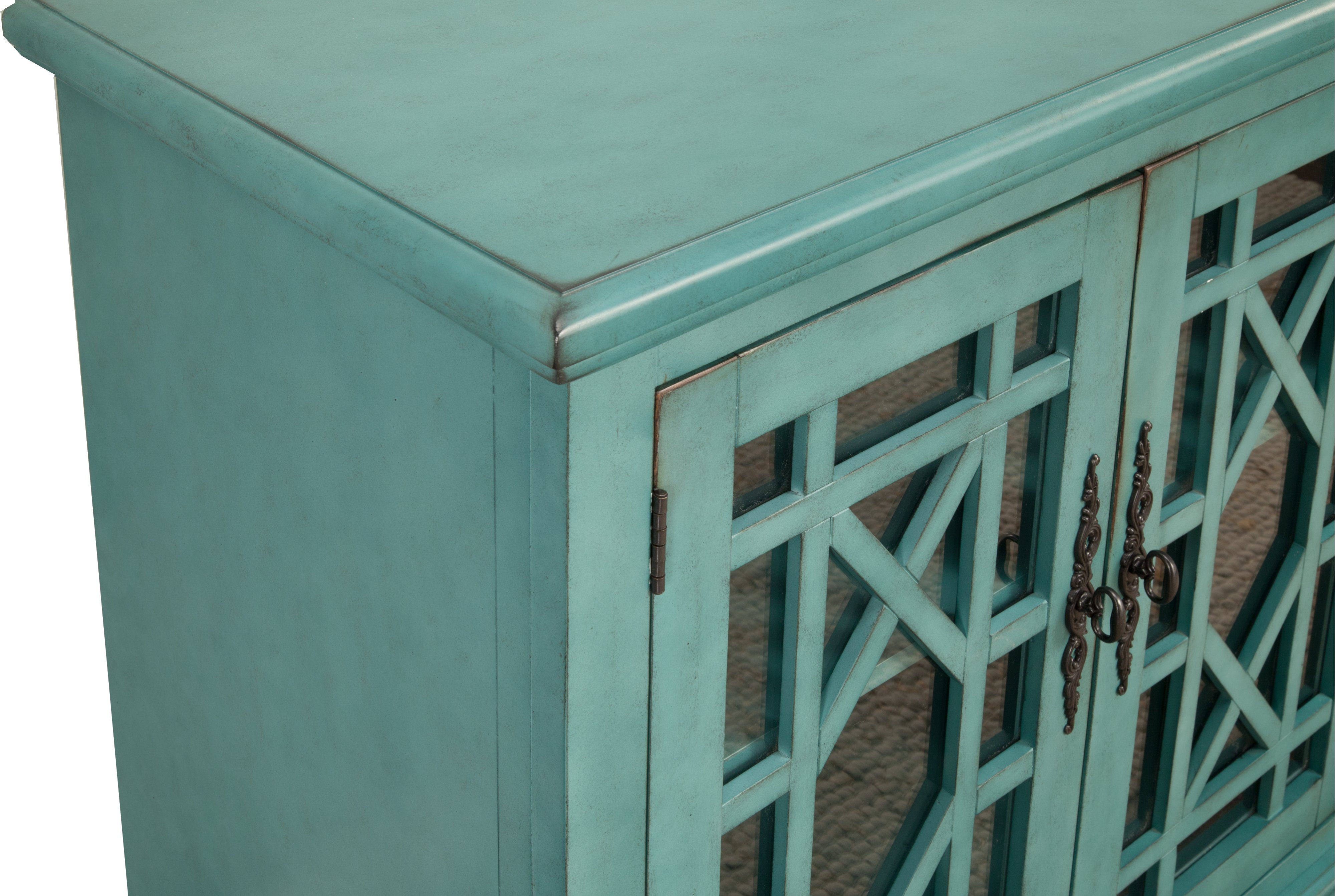 Glam Teal TV Stand - Jules-3