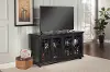 Casual Black 63 inch TV Stand - Cassandra