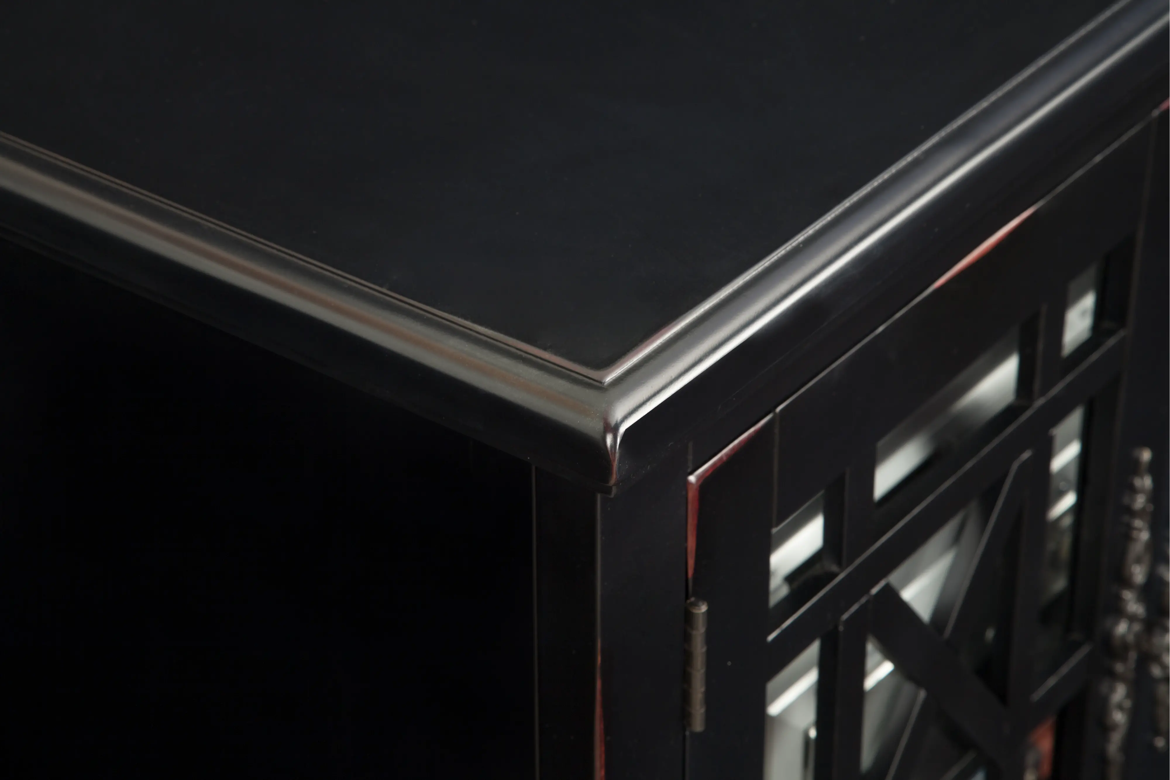 Casual Black 63 inch TV Stand - Cassandra-5