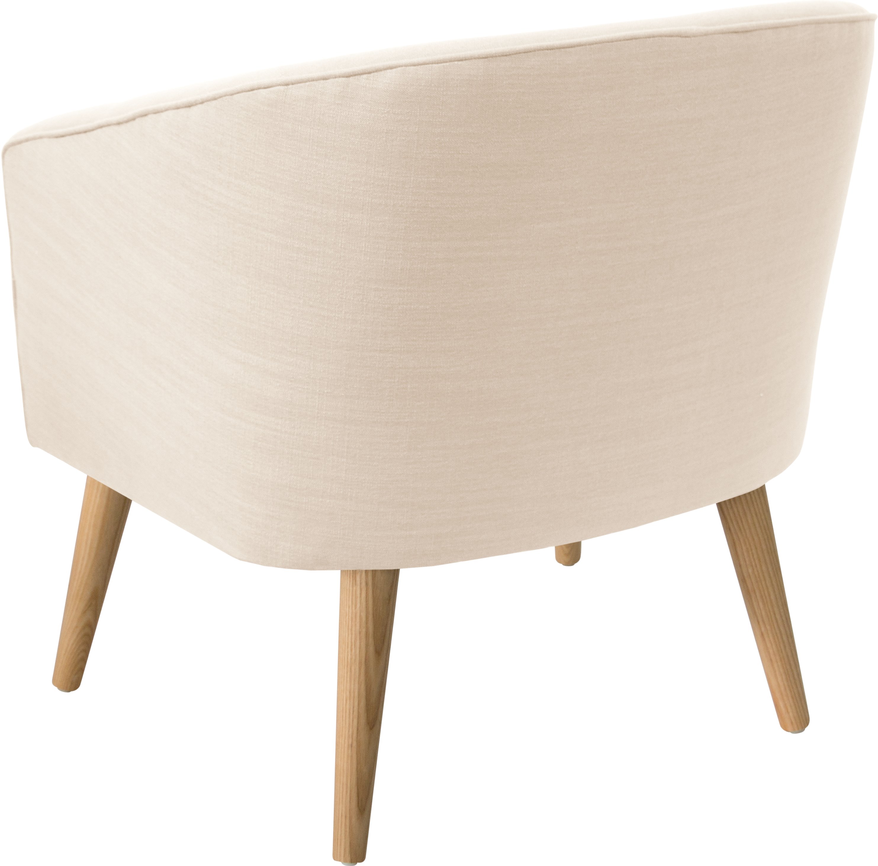 47-1NATLNNTLC Modern Linen Talc Deco Accent Chair-4