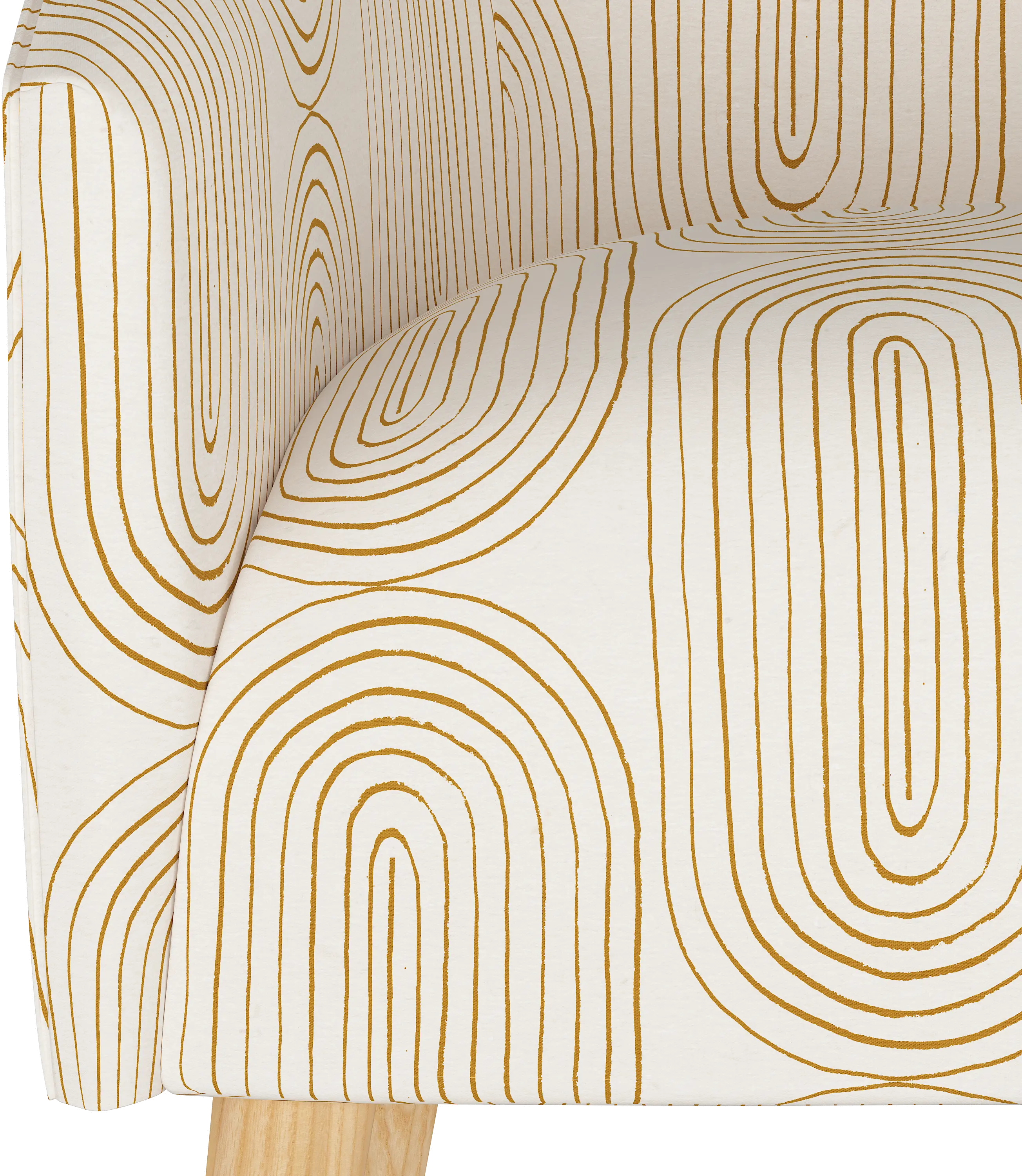 47-1NATOBLMST Deco Mustard Oblong Accent Chair-6
