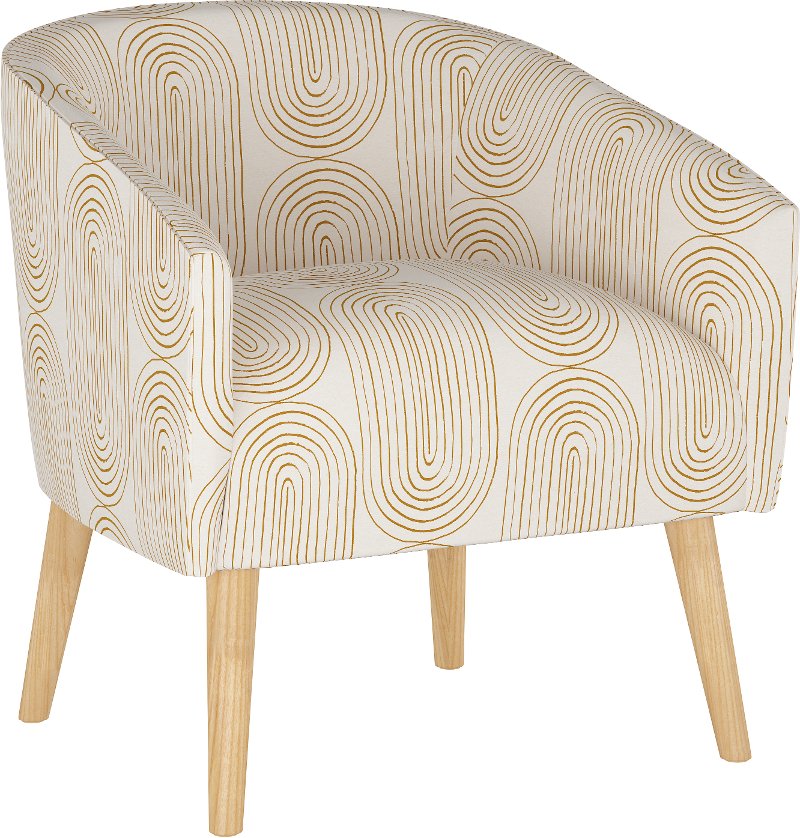 mustard chair