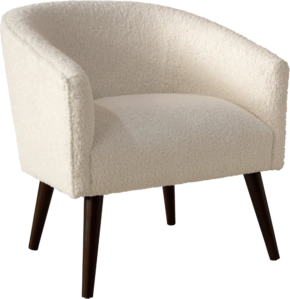 47-1SHPSNTR Deco Natural Faux Sheepskin Accent Chair - Skyline Furniture-1