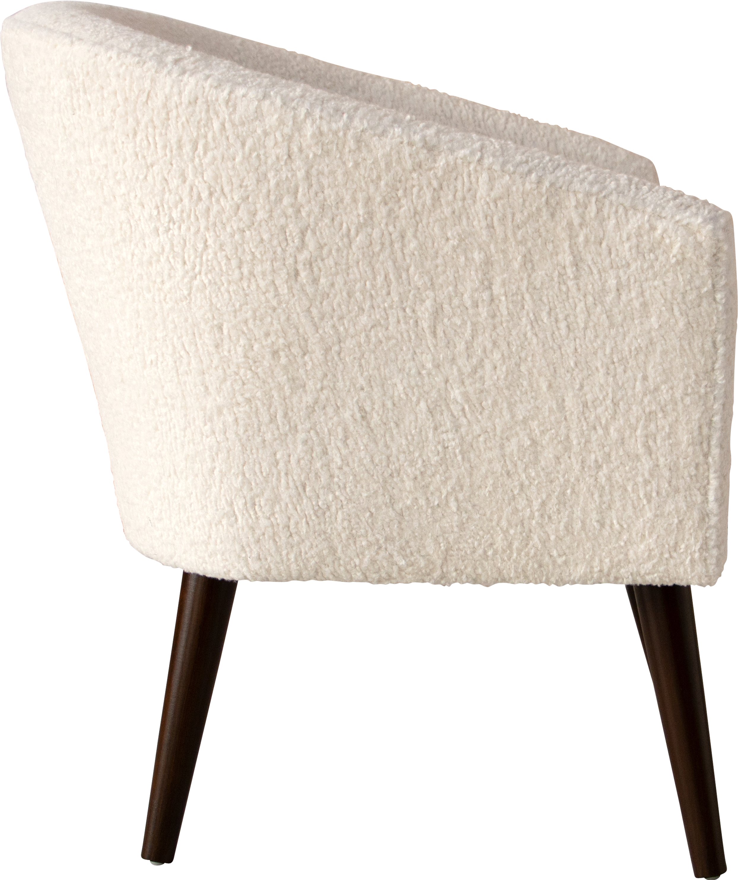 47-1SHPSNTR Modern Natural Faux Sheepskin Deco Accent Chair-4