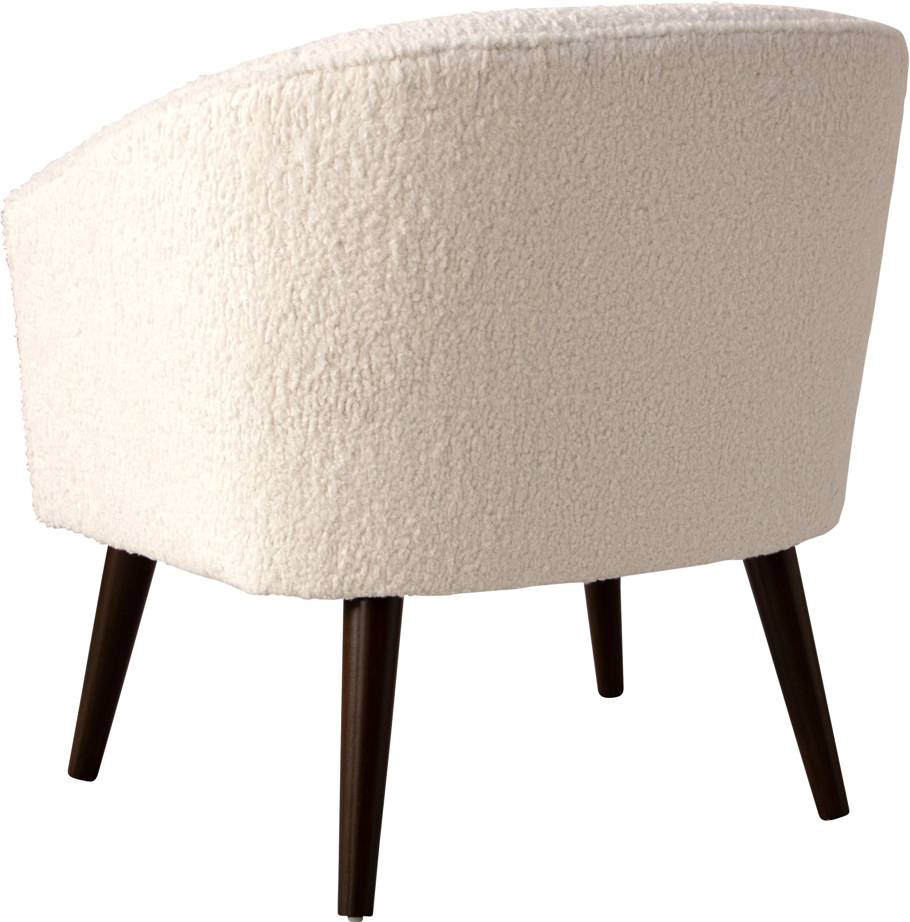 47-1SHPSNTR Modern Natural Faux Sheepskin Deco Accent Chair-5