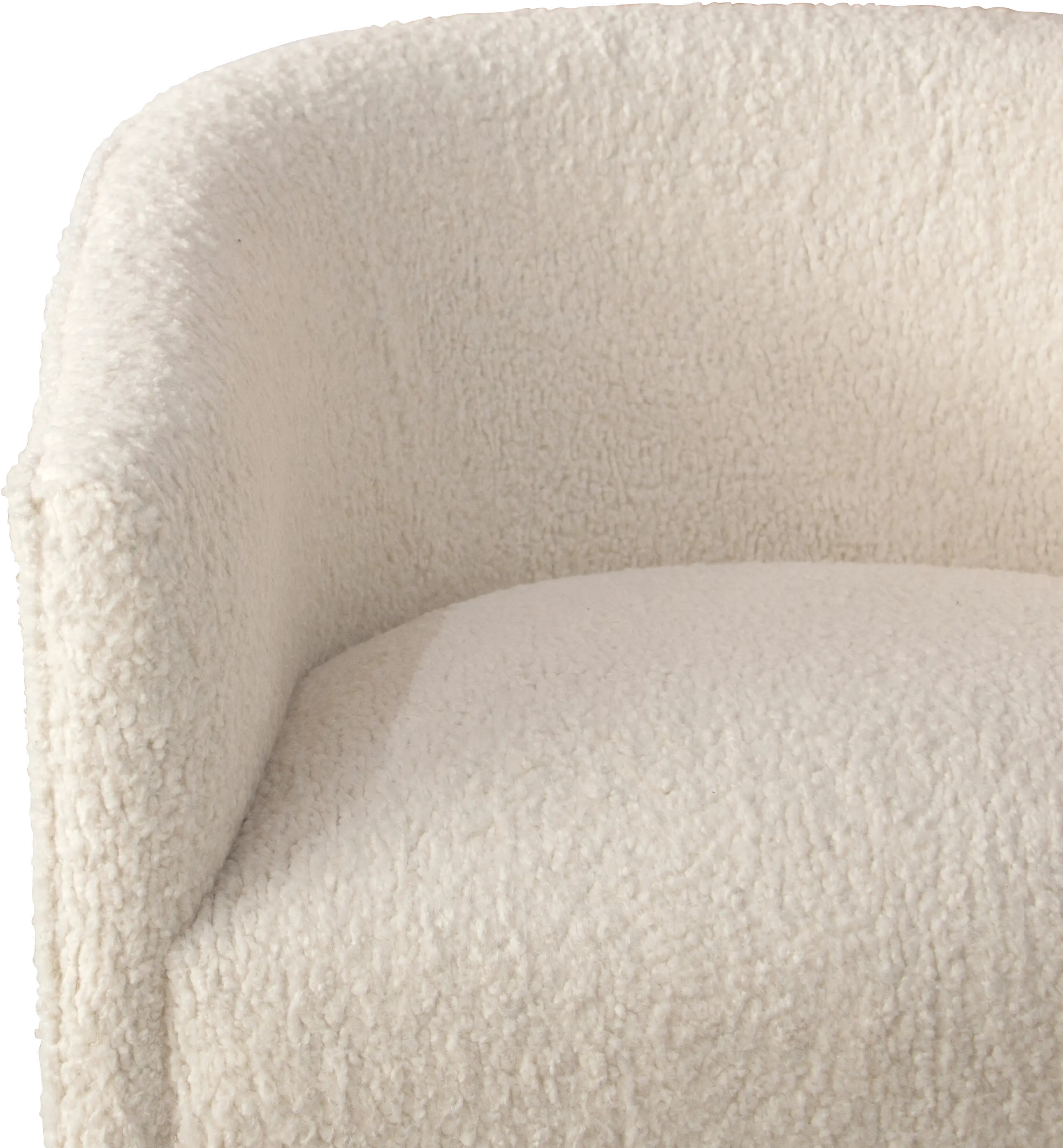 47-1SHPSNTR Natural Faux Sheepskin Deco Accent Chair-3