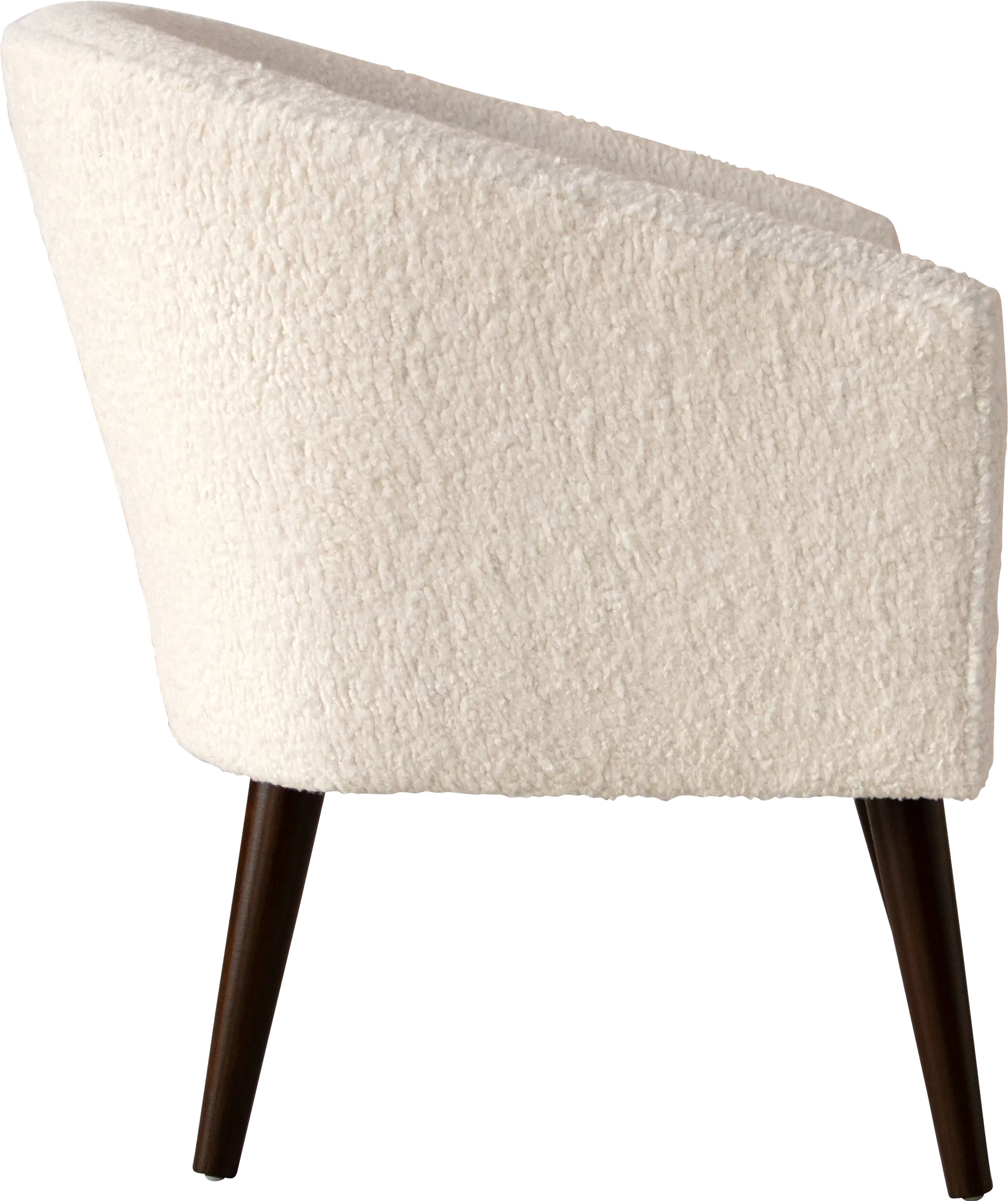 47-1SHPSNTR Natural Faux Sheepskin Deco Accent Chair-4