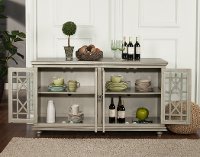 Contemporary Gray TV Stand - Marche-2