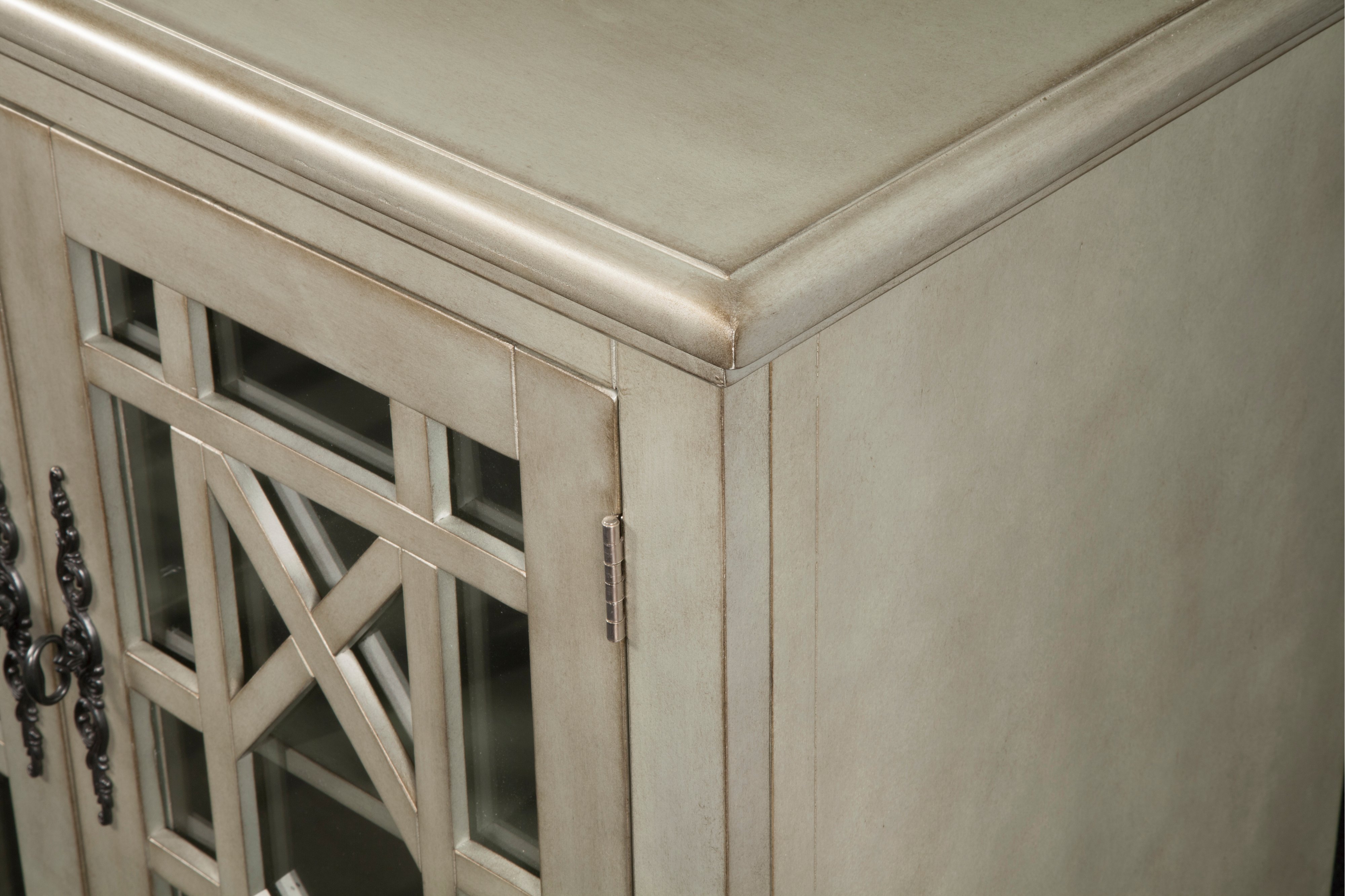 Contemporary Silver 63 TV Stand - Marche-3
