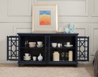 Contemporary Navy Blue 63 Inch TV Stand - Avalon-2