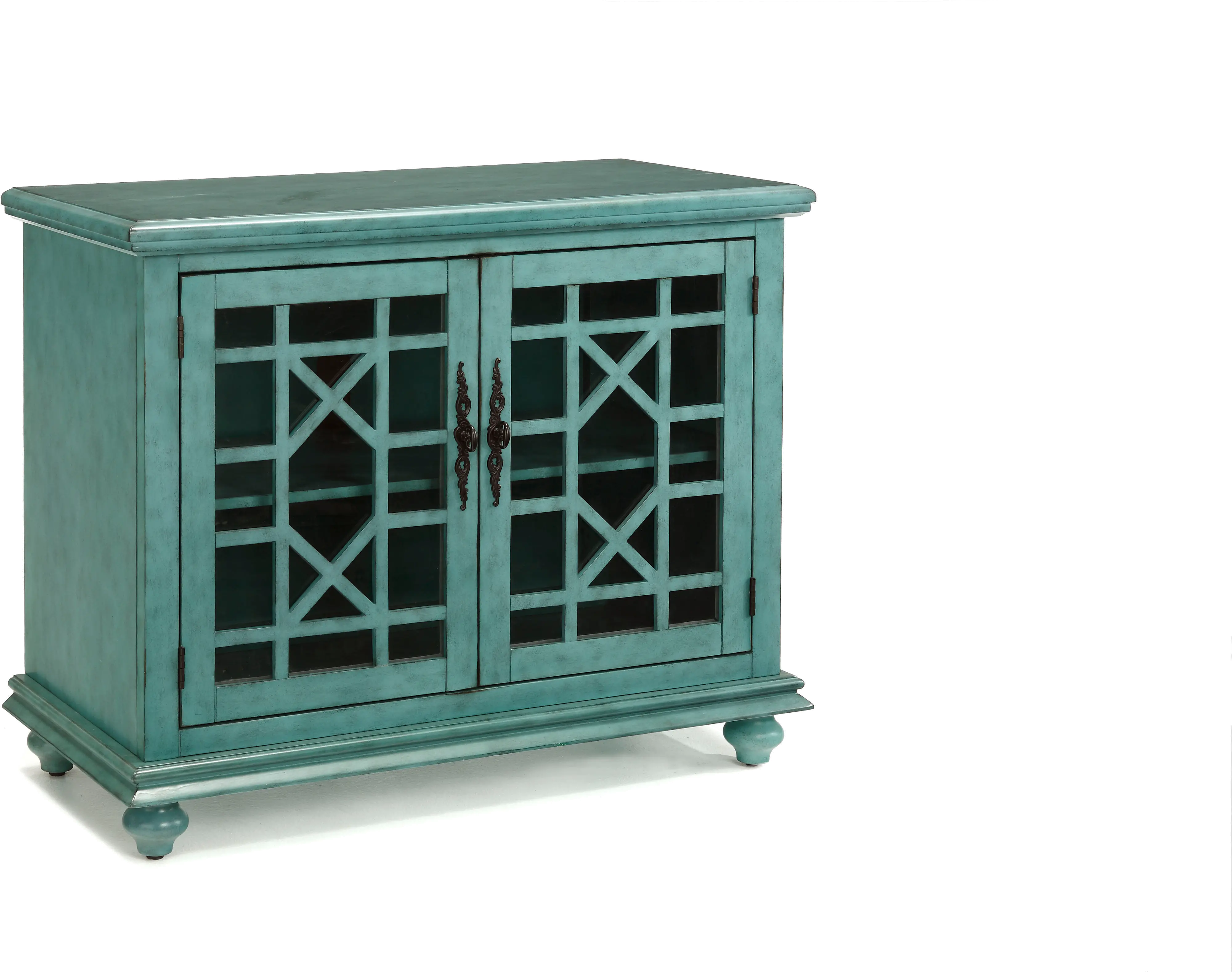 Casual Teal 38 Inch TV Stand - Jules-5