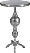 Metal Round End Table - Modern Eclectic