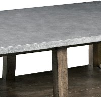 Farmhouse Distressed Coffee Table - Modern Eclectic-2