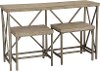 Industrial Sofa Table with 2 Stools - Modern Eclectic