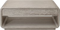 Gray Oak and Shagreen Coffee Table - Modern Eclectic-4