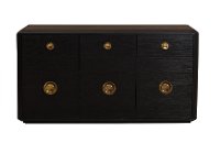 Black 64 inch TV Stand - Modern Eclectic-1