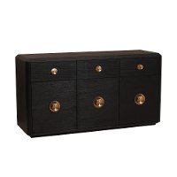 Black 64 inch TV Stand - Modern Eclectic-2