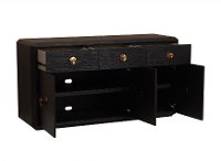 Black 64 inch TV Stand - Modern Eclectic-3