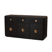 Black 64 inch TV Stand - Modern Eclectic-4