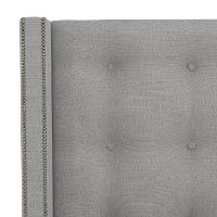 533NBPBD-PWLNNGR Wingback Linen Gray King Upholstered Platform Bed-4