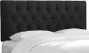 540TVLVBLC Tufted Velvet Black Twin Upholstered Headboard