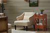 Clay Chairside Table with Two Doors