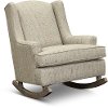 Linen Beige Rocking Chair - Willow