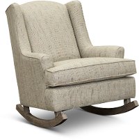 Linen Beige Rocking Chair - Willow