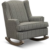 Flannel Taupe Rocker Runner - Willow