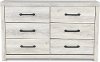 Rustic Whitewash Dresser - Sunrise Park