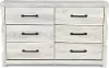 Sunrise Park Rustic Whitewash Dresser