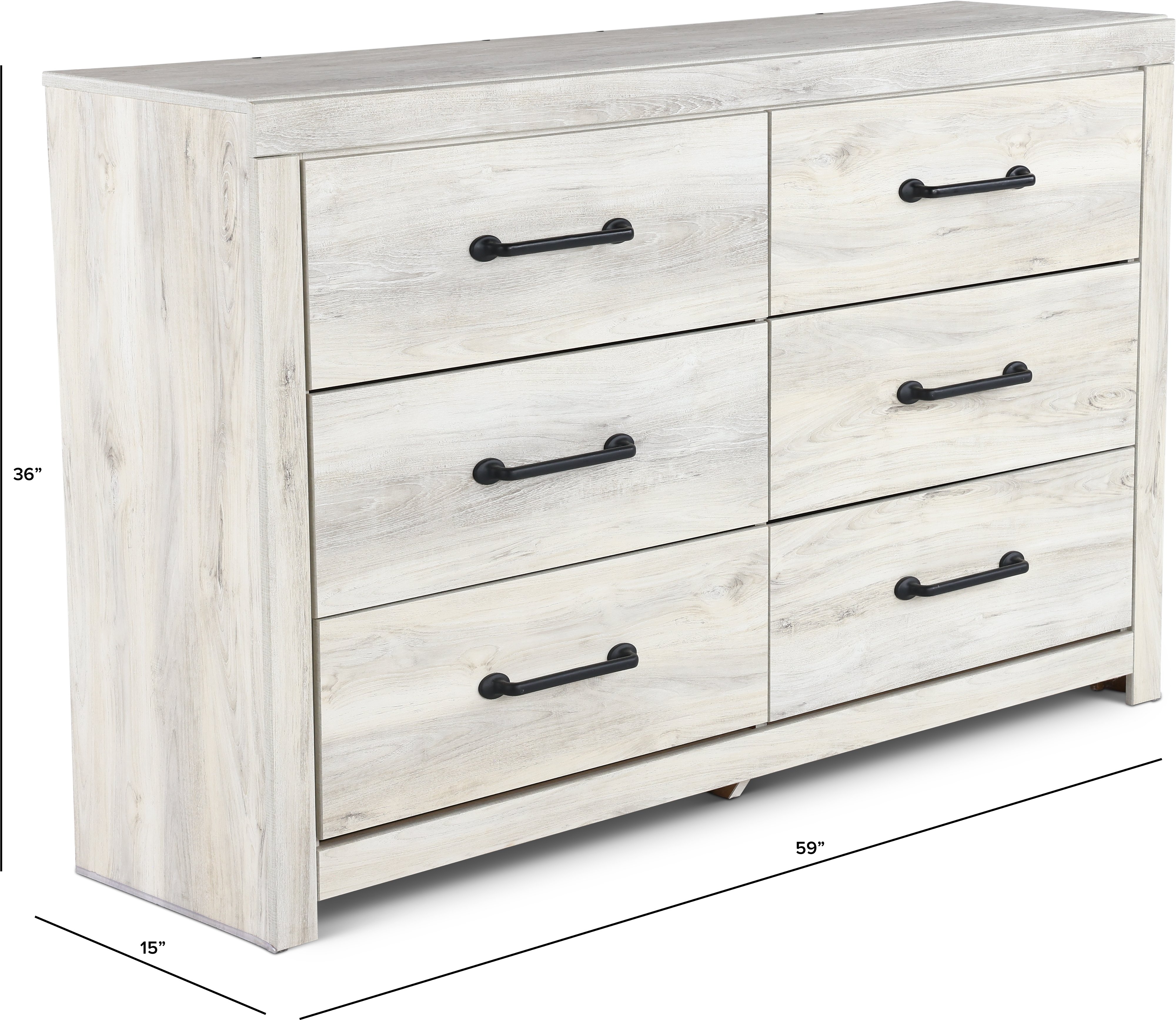 Sunrise Park Rustic Whitewash Dresser-4
