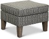 Flannel Taupe Ottoman - Willow