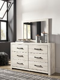 Rustic Whitewash Mirror - Sunrise Park-3