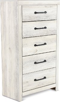 Rustic Whitewash Chest of Drawers - Sunrise Park-3