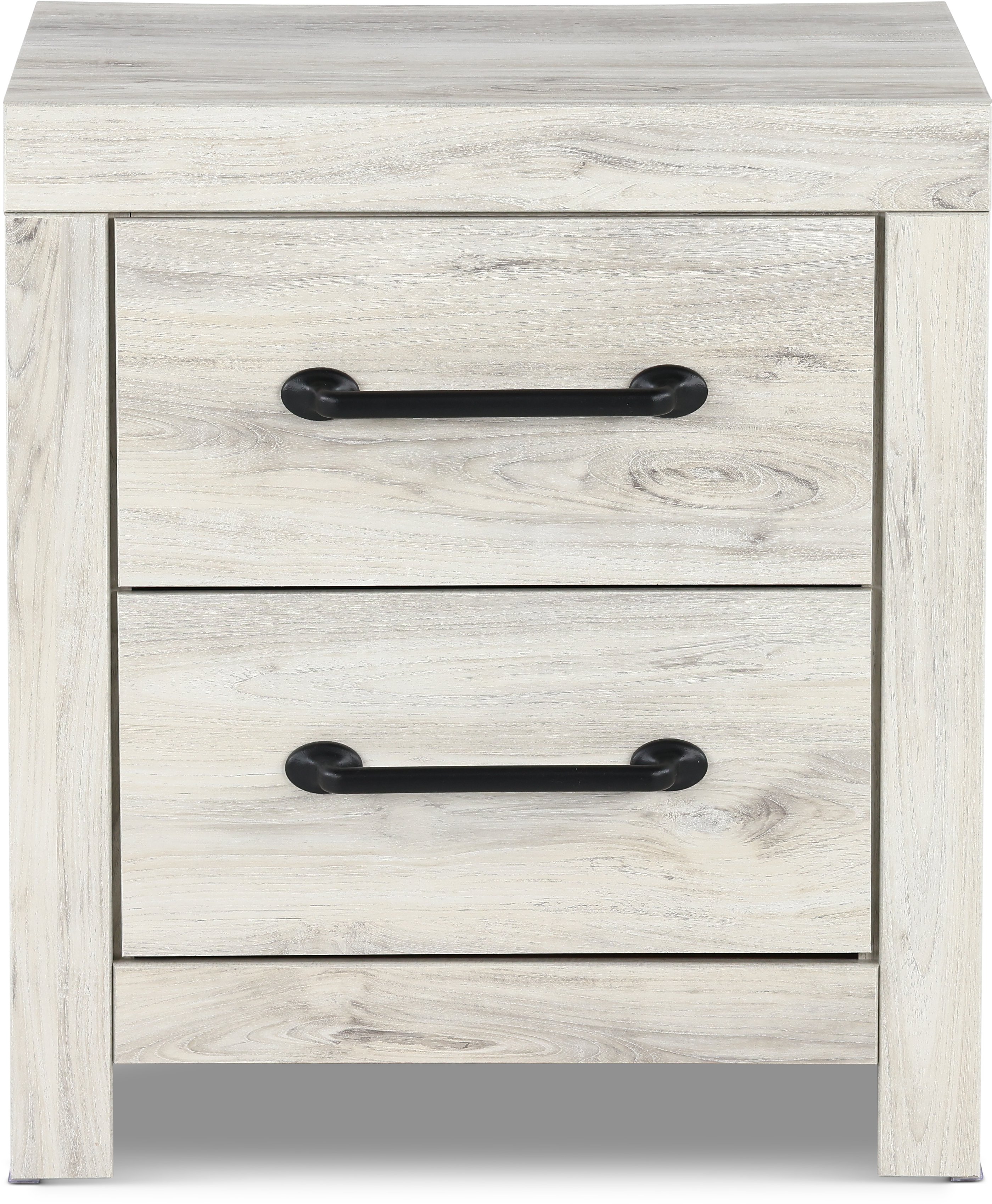 Rustic Whitewash Nightstand - Sunrise Park-1