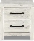 Sunrise Park Whitewash Nightstand