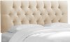 540TVLVPRL Tufted Velvet Beige Twin Upholstered Headboard