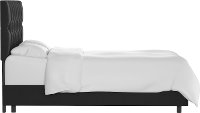 541BEDVLVBLC Tufted Velvet Black Full Upholstered Bed-2